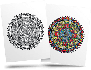 Adult Coloring U2013 Free Mandala Sample 5 Wmc Publishing - Circle Png