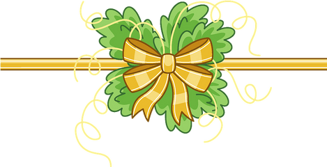 Christmas Ribbon Clipart Free Download Creazilla - Clip Art Png