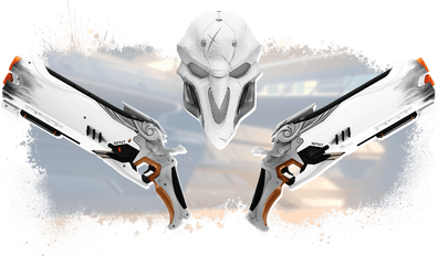 Download 2 Nerf Overwatch Reaper Blasters - Nerf Rival Nerf Rival Overwatch Reaper Wight Edition Collector Pack Png