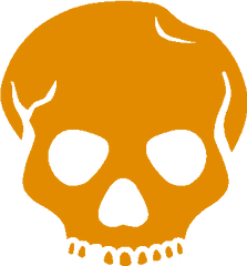 Gold Skull - Jackass Logo Png