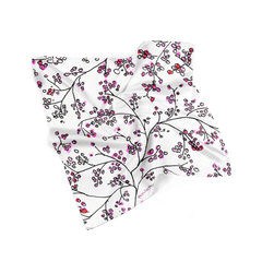 Cherry Blossoms Square Scarf - Motif Png