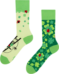 Regular Socks Four Leaf Clover For Luck - Sock Png