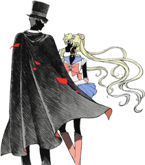 Sailor Moon Crystal Eyecatch Transparent U201d - Sailor Moon And Sailor Moon And Tuxedo Mask Transparent Png