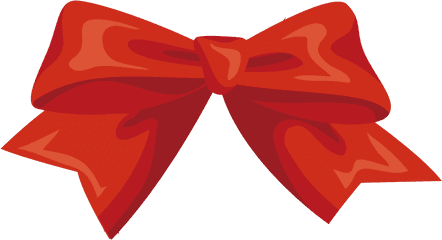 Vector Red Ribbon Png Transparent - Bow Ribbon Vector Png