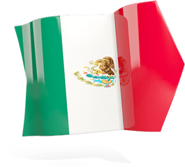 Arrow Flag Illustration Of Mexico - Vertical Png