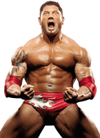Shouting Dave Batista Free Clipart HD - Free PNG