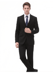 Groom In Black Suit Transparent Image - Green Blazer For Men Png