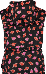 Varsovie Lip Print Vest Marissa Collections Png