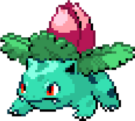 Ivysaur Pixel Art Transparent Png Image - Pokemon Pixel Art Ivysaur