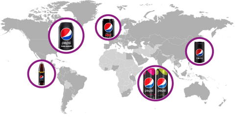 Pepsico 2019 Sustainability Report - Pepsi Around The World Png