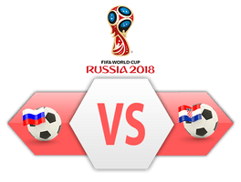 Fifa World Cup 2018 Quarter-Finals Russia Vs - Free PNG