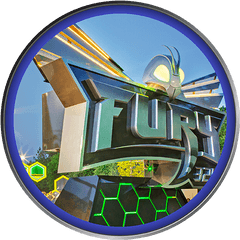 Carowinds Fury - Circle Png