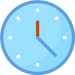 Clock - Clock Flat Icon Png