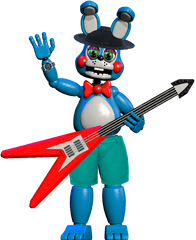 Toy Bonnie Png Clipart - Fnaf Toy Spring Bonnie