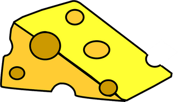 Cheese Piece Yellow Free Clipart HQ - Free PNG