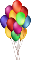 Colorful Balloons Png - Bunch Of Balloons Clipart