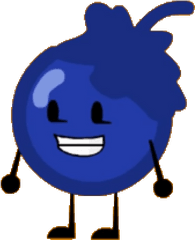 Download Hd Large Painted Blueberry Png Clipart - Shape Shape Battle Blueberry