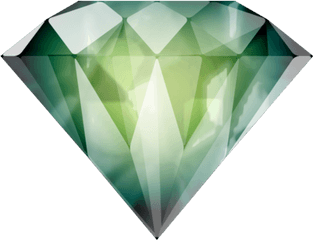 Diamond Png Clipart - Green Diamond Png