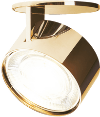 Led Brass Recessed Swivel Spotlight - Cosmetics Png