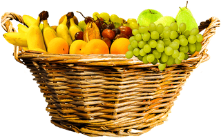 Basket Fruit Closeup Free Download PNG HQ