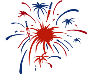 Download Free Png Fireworks Clip Art Cute - Firework Clip Art 4th Of July