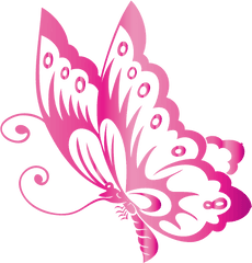 Pink Butterfly Png - Butterfly Logo Design Png