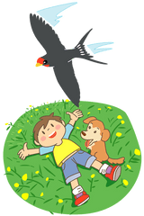 Download Swallow Bird Clipart - Cartoon Hd Png Download