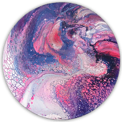 Dream Division Circular Fluid Painting - Circle Png