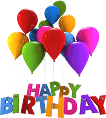 Happy Birthday Balloons Png Transparent Background 2 Image - Happy Birthday Day Png