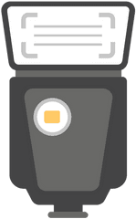 Camera Flash Icon Of Flat Style - Screenshot Png