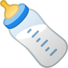 Baby Bottle Icon - Emoji Biberon Png