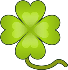 Four Leaf Clover - 4 Leaf Clover Emoji Png