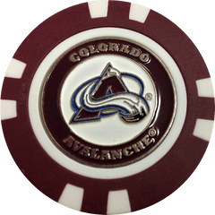 Golf Ball Marker Nhl Colorado Avalanche - Solid Png