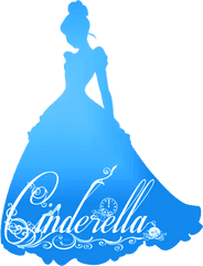 Cinderella Silhouette - Disney Princess Silhouette Silhouette Cinderella Png