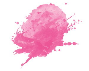 Download Watercolor Pink Paint Splatter - Watercolor Painting Png