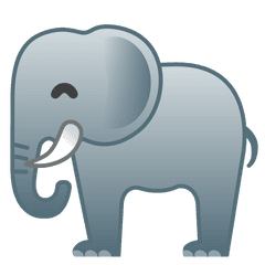 Happy Elephant Emoji - Elephants Png Image 387 Pngmix