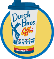 Dutch Bros - Dutch Bros Coffee Cup Png