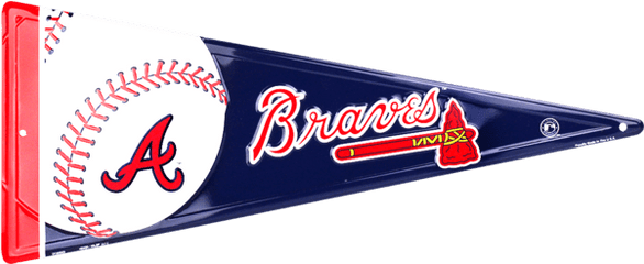 Atlanta Braves Pennant Transparent Png - Atlanta Braves Pennant