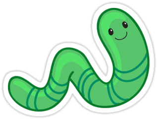 Transparent L Shape Fishing Worm - Worm Clip Art Png