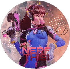 Dva Overwatch Pfp Sticker By - D Va Overwatch Pfp Png