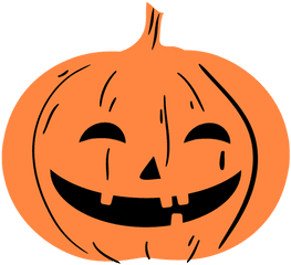 Laughing Carved Pumpkin Illustration Png Jack O Lantern Transparent