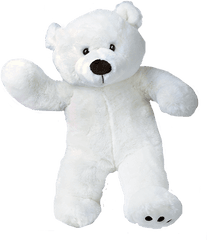 Paws The Polar Bear 16 - White Teddy Bear Png