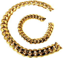 Gold Chain Psd - Gold Png