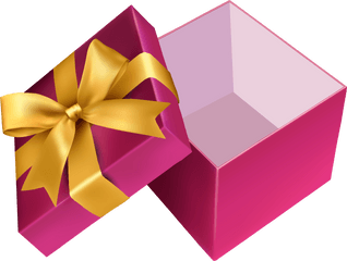 Download Pink Open Gift Png Clipart - Empty Gift Box Clipart Gift Open Box Cartoon