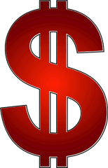 Download Hd Red Dollar Sign Transparent Png Image - Nicepngcom Red Dollar Sign Transparent