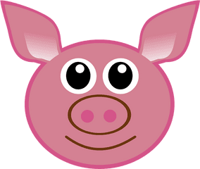 Cute Face Png - Cartoon Pig Face