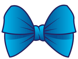 Blue Bow Free Clipart HD - Free PNG