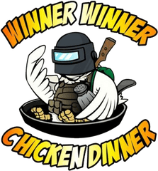 Pubg Winner Chicken Dinner Png - Chicken Dinner Pubg Png