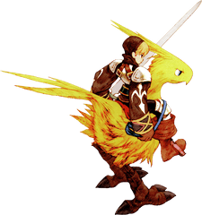 Chocobo Knight Final Fantasy Tactics - Final Fantasy Tactics Chocobo Png