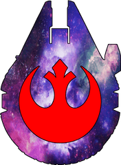 Pop Pixel Shop Star Wars - Millennium Falcon Rebel Galaxy Symbol Tattoo Star Wars Rebels Png